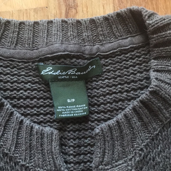 Eddie Bauer cardigan sweater small petite - Picture 6 of 12